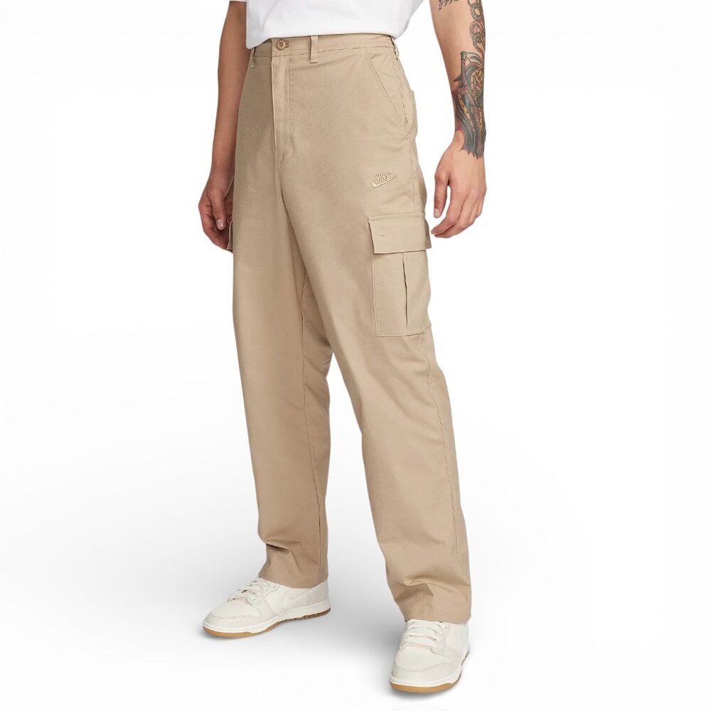 Nike Ripstop Cargo Pants Men's Size 32x34 Beige/Tan Straight Leg NWT